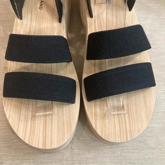 LUCKY BRAND  Sz 9.5 Samella Platform Sole Elasticized Straps Slip On Sandals NEW - Picture 6 of 12